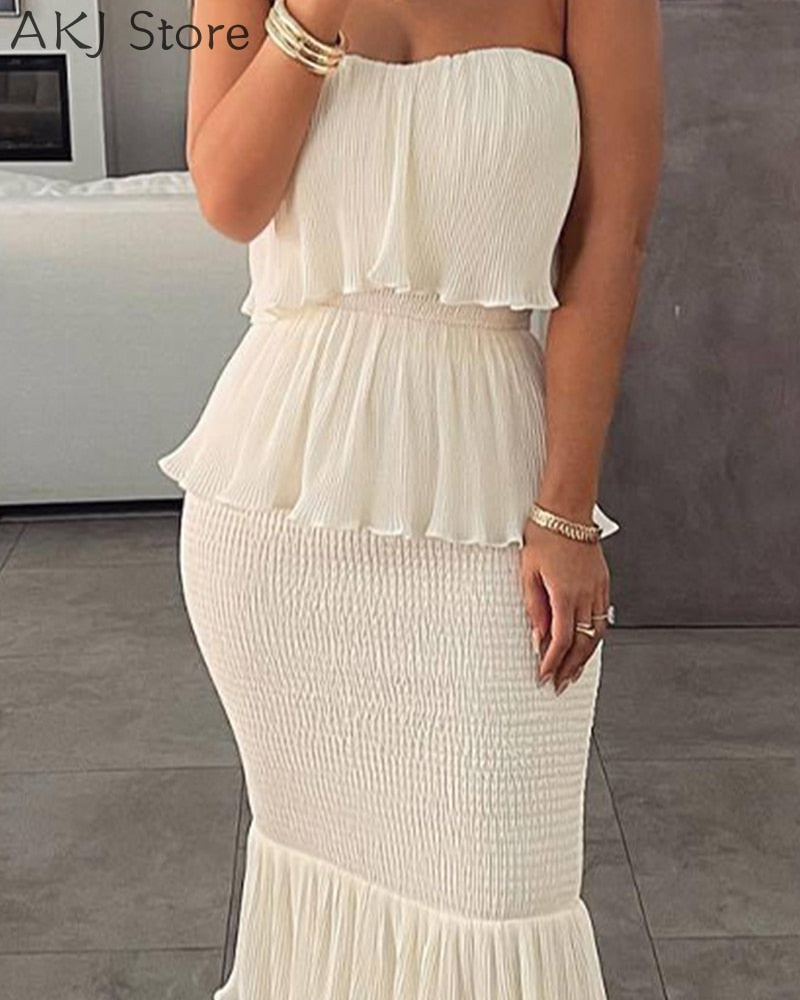 Bandeau Layered Dress