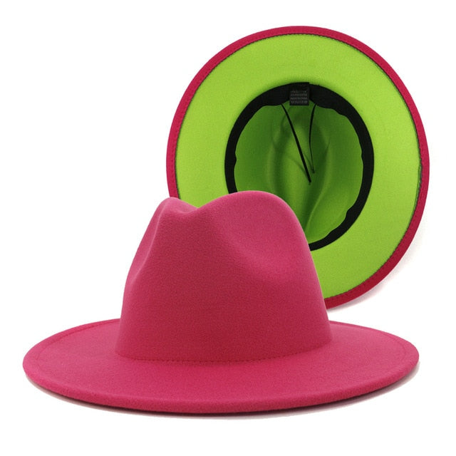 Fedora Hats Ladies Wide Brim