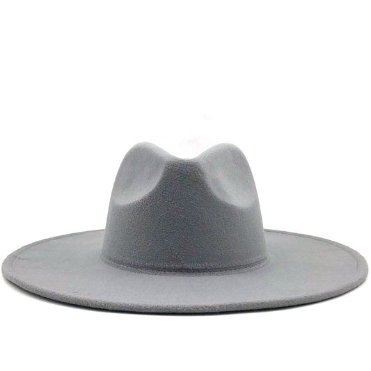 Classical Wide Brim Fedora Hat