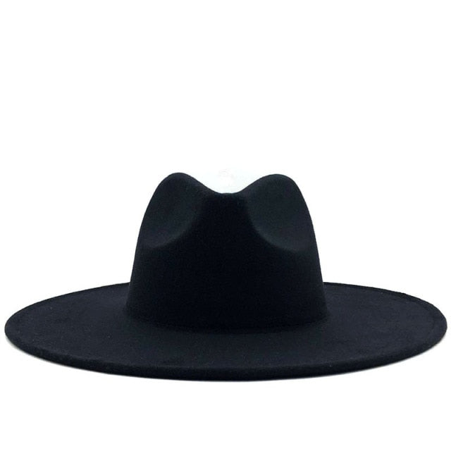 Classical Wide Brim Fedora Hat