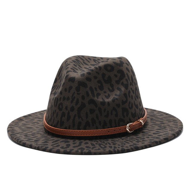 Brim Panama Wool Felt Jazz Fedora Hats