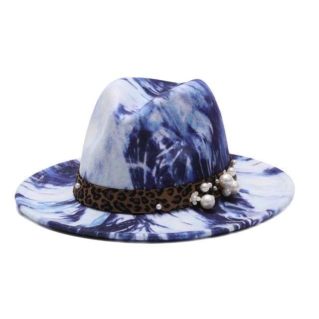 Brim Panama Wool Felt Jazz Fedora Hats