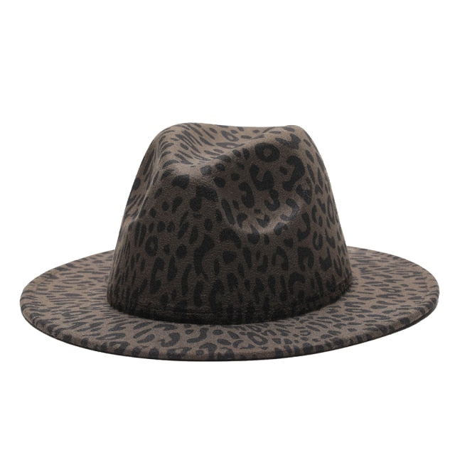 Brim Panama Wool Felt Jazz Fedora Hats