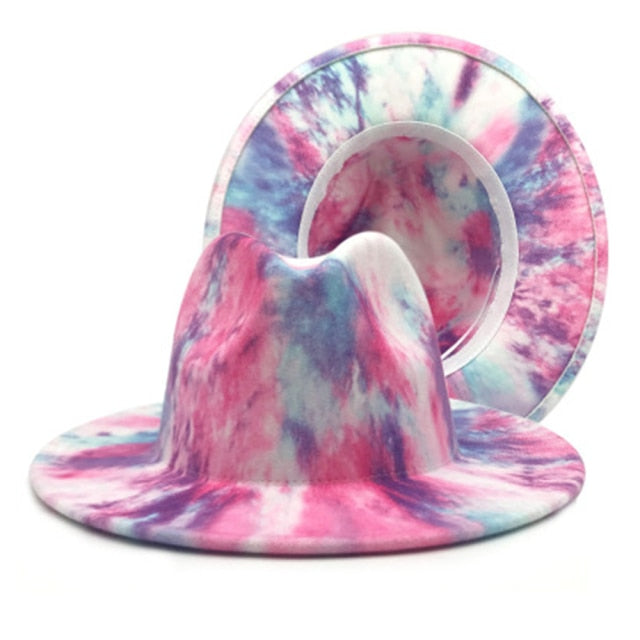 Fedora Tie dyed hat