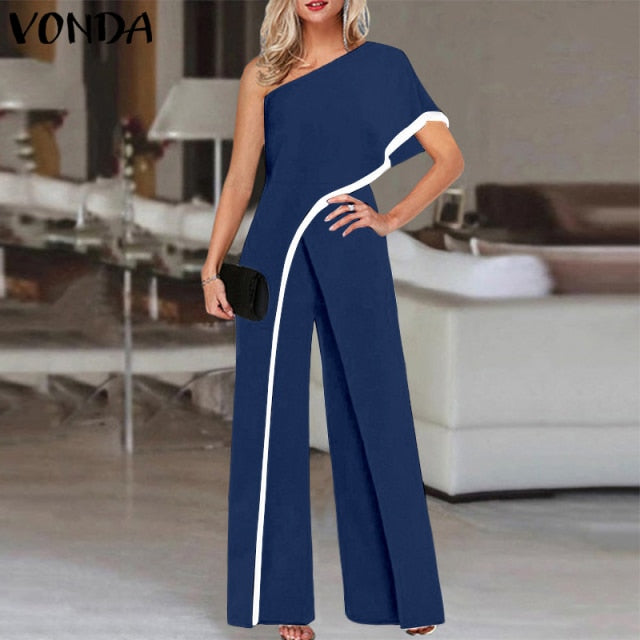 One Shoulder Jumpsuits