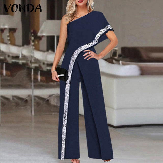 One Shoulder Jumpsuits