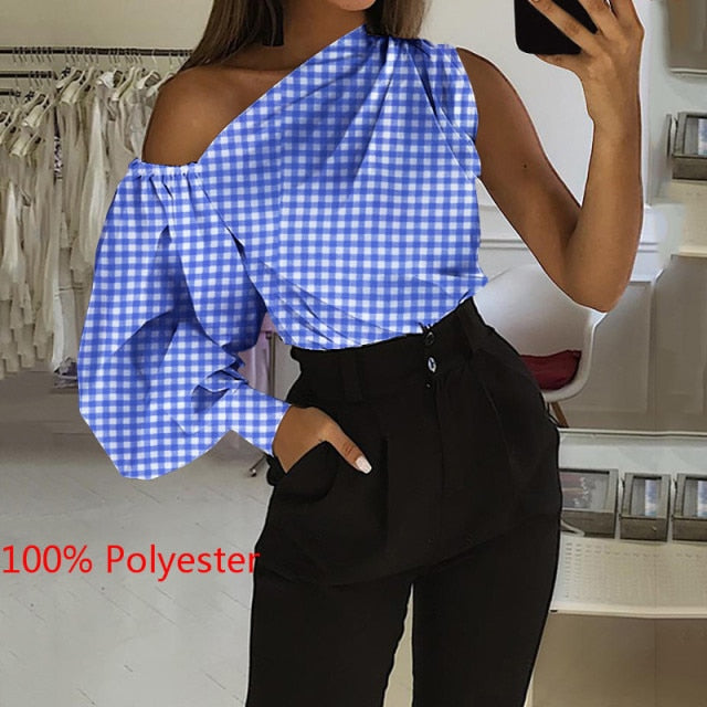 Long Sleeve Solid Tunic Fashion Blouses